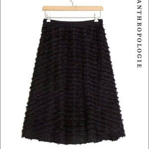 NWT Anthropologie Textured Midi Skirt (size:4/6)